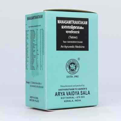 6 x Kottakkal Ayurveda Manasamitravatakam Tablets (100tab) Arya Vaida Sala