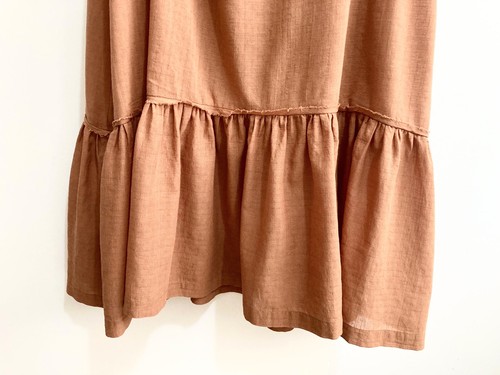C&M CAMILLA AND MARC Isa Maxi Length DRESS Tan Pockets 8? - Picture 8 of 13
