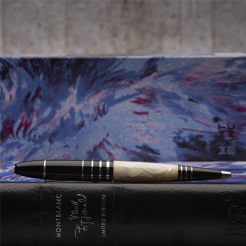 Montblanc Writers Edition von 2002 Scott Fitzgerald Kugelschreiber ID 7377 OVP - Picture 2 of 7