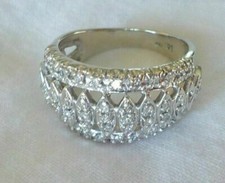 1/2Ct White Round Brilliant Cut CZ Engagement Wedding Ring 925 Sterling Silver