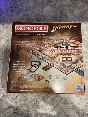 Hasbro Gaming Monopoly Indiana Jones Board Game - Brand New and