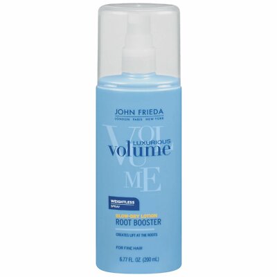 John Frieda Luxurious Volume Blow-Dry Lotion Root Booster Spray For Fine Hair