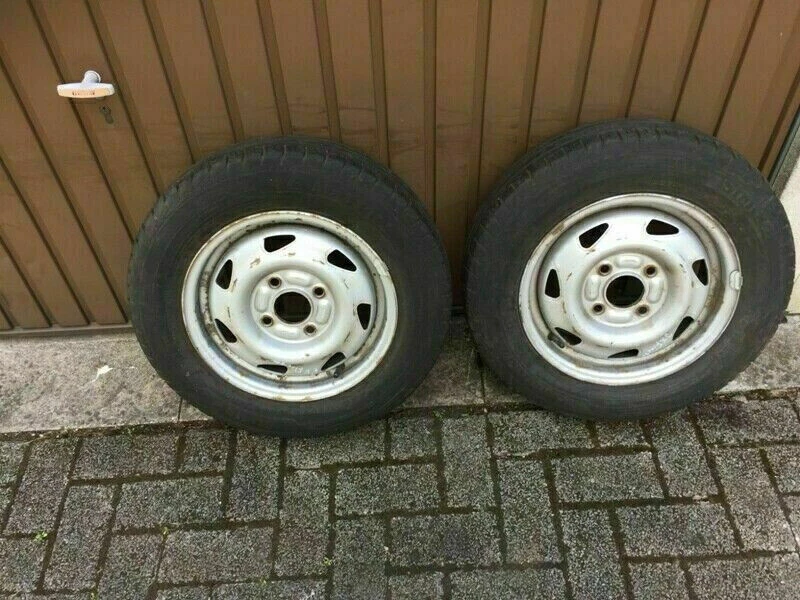 2xkomplette Sommerreifen+Felgen 165/70R13 79T für Ford Fiesta,Escort,KA,Aspire - Bild 2 von 4