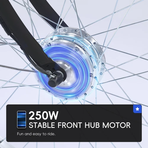 E-Tricycle Electric Tricycle for Adults 3 Wheels 7 Speed Electric Bike & Basket - Picture 5 of 23