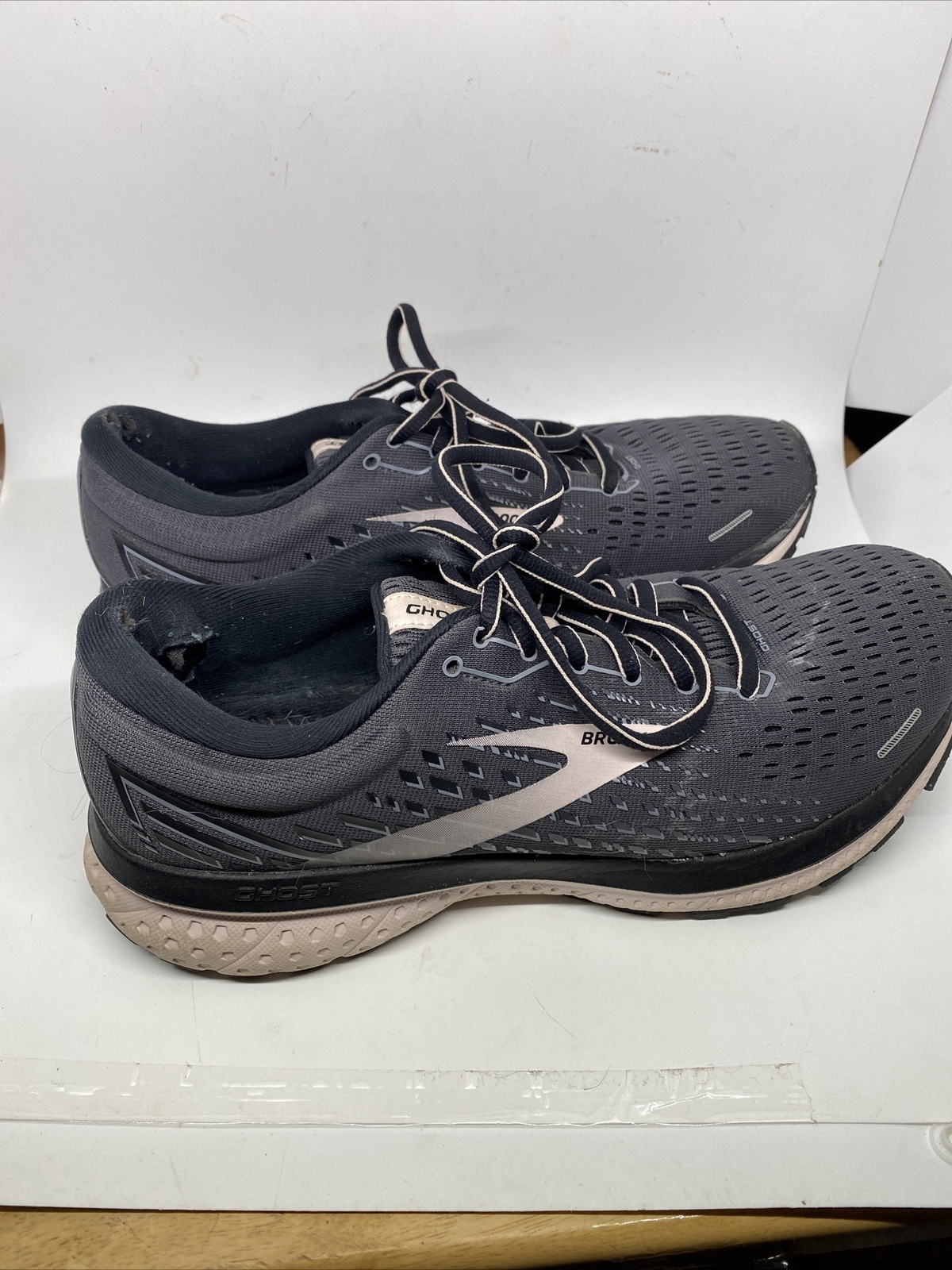 Brooks Ghost 13 Women's Running Shoes Grey/Blackened Pearl/Purple