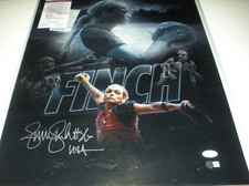 JENNIE FINCH ARIZONA USA OLYMPIC GOLD SOFTBALL READ!! JSA/COA SIGNED 16X20 PHOTO