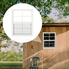 1 Pack Shed Window 14" x 21" Flush Mount Window with Tempered Glass,House Sma...