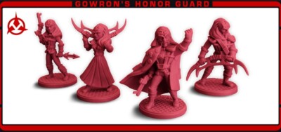 STAR TREK : GOWRON'S HONOR GUARD AWAY TEAM - KLINGON - GALE FORCE NINE -