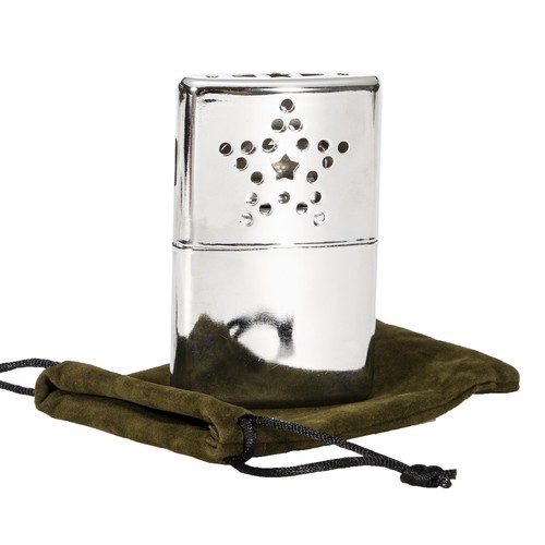 2pcs Portable Metal Hand Warmer with Pouch for Fishing Camping P2I1 - Picture 3 of 11