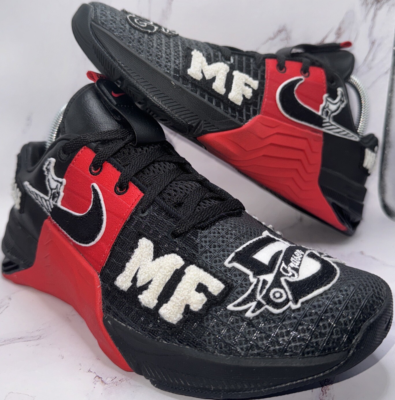 Nike Metcon 8 MF Mat Fraser Special Edition Men's Training Shoes - Size 7, Sleek Black Design (DO9387-001) - Ultimate Performance for CrossFit and Gym Workouts