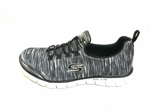 black and white skechers womens