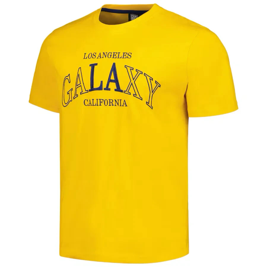 Мужская футболка свободного кроя LA Galaxy, желтая, XL
