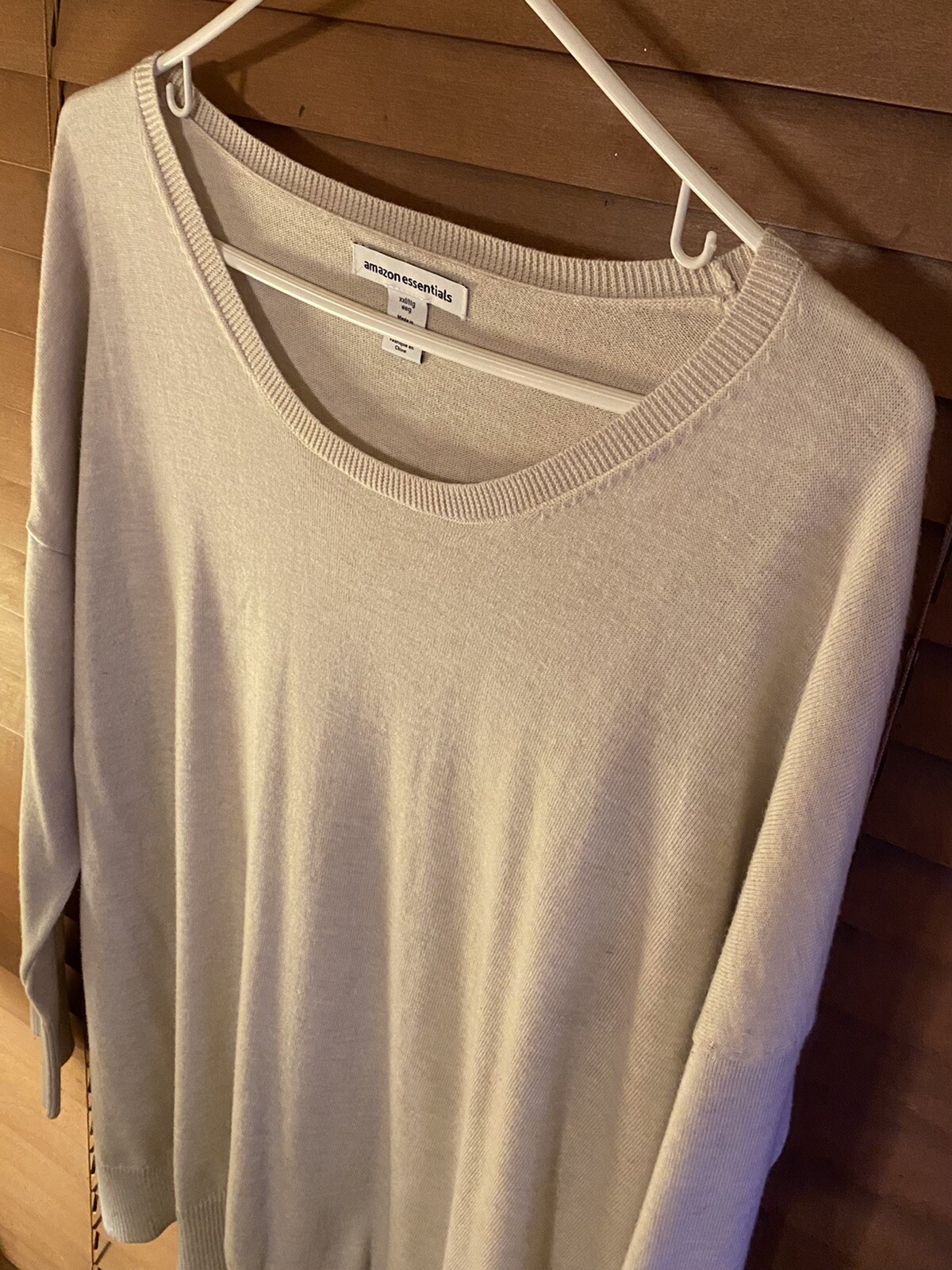 Amazon Essentials Women’s Tunic Sweater XXL (2X) Beige eBay