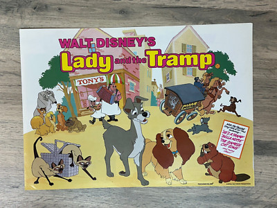 LADY AND THE TRAMP 1955 disney PRESS PUBLICITY BOOK RARE