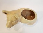 Vintage Pig Planter Ceramic Cream Color 1940’s-1950’s 3.75" H 4.5" L — photo 2