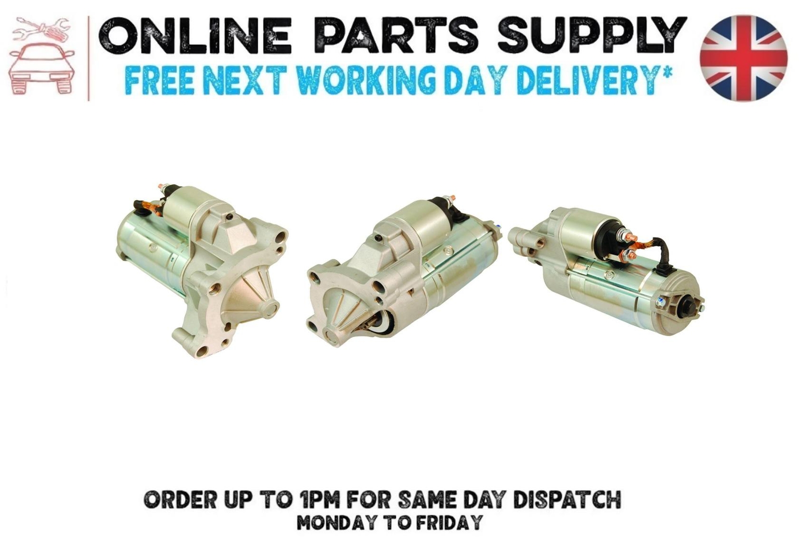 Motor De Arranque Para Citroen C-Crosser 2.2 Diesel 2007 a 2012 2.5kW