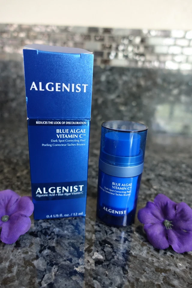 Algas azules algenistas vitamina C exfoliación correctora de manchas oscuras nuevo en caja tamaño 0,4 oz Foto 4 de 4