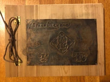 Vintage Handmade Boy Scouts Cub Scout Scrapbook BSA Wood Copper Den 2 Pack