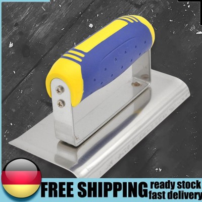 Concrete Trowel Stainless Steel with Grip Handle for Mudding Drywall Scraping