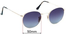 SFx Replacement Sunglass Lenses Fits Ray Ban Rb3447n - 50mm Wide