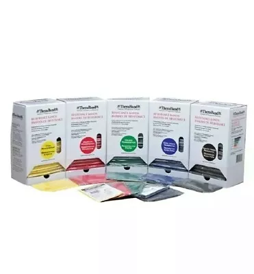 GREEN NEW Theraband Resistance 5 ft band Physical Occupational Therapy Rehab