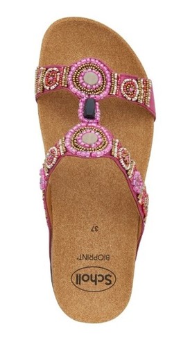 DR SCHOLL NEW BOGOTA WEDGE BioPrint sandali infraditi zoccoli tacco donna zeppa - Foto 4 di 6