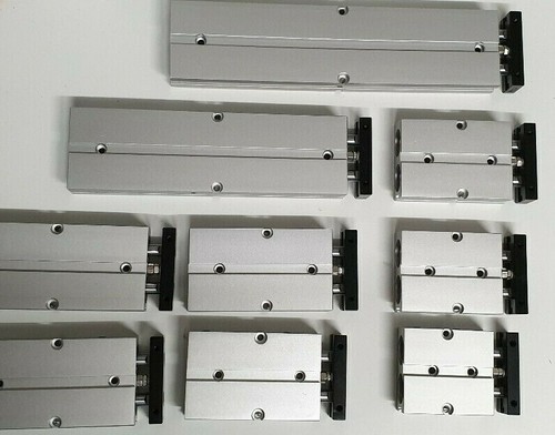 Parallelkolbenstangen Pneumatikzylinder Bohrung 10 mm 10-200mm Hub Endschalter - Bild 8 von 9