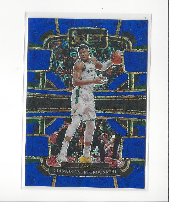 2023-24 Select Prizms Blue Scope #60 Giannis Antetokounmpo Bucks /249