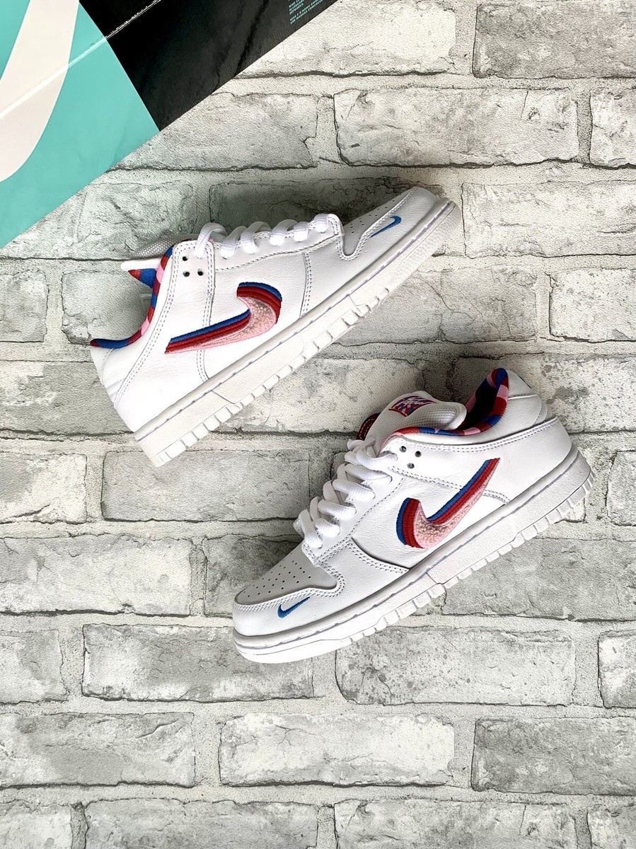 nike parra x dunk low og sb qs mens sneakers