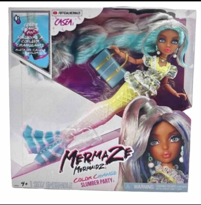 Mermaze Mermaidz Slumber Party Colour Change -  Casea Doll  BNIB