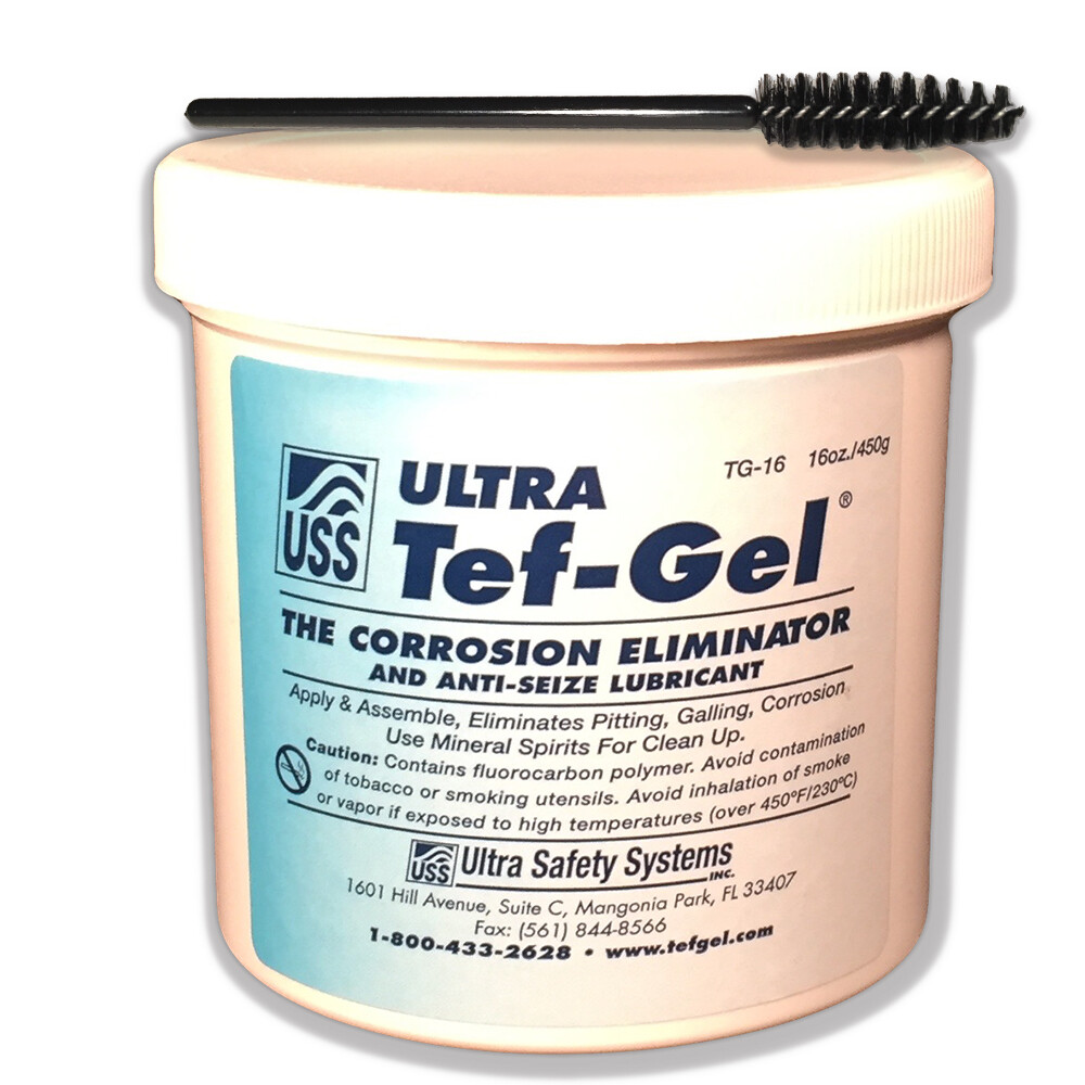 TefGel, TG16, 16oz. Tub Antiseize, Antigull Lubricant, Food Grade