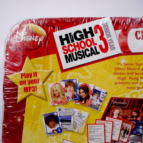 Disney High School Musical Senior Year CD gioco da tavolo con custodia portafoglio curiosità - Foto 3 di 7