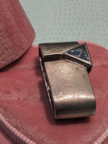 Frauen Anhänger 925 Sterling Silber Poliert Mit Blautopas Gewicht6.43g Fur Damen - Bild 5 von 7
