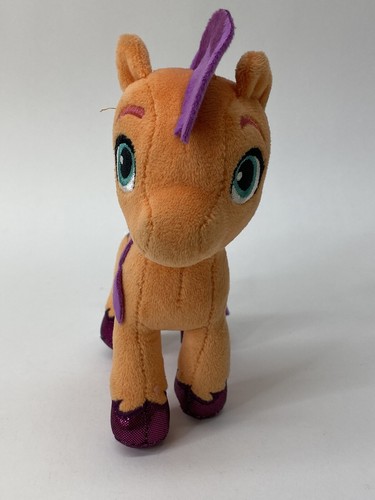 My Little Pony Orange Purple Plush Stuffed Animal Toy Hasbro 2021 Just Play 6" - Picture 2 of 7