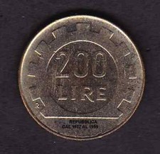 200 LIRE REPUBBLICA FDC DAL 1977 AL 1999 