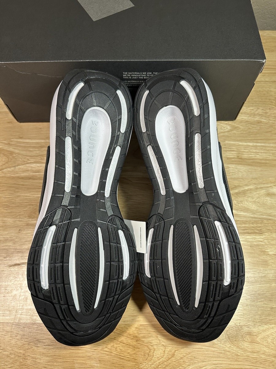 Size 10.5 - adidas Ultrabounce Black White for sale online
