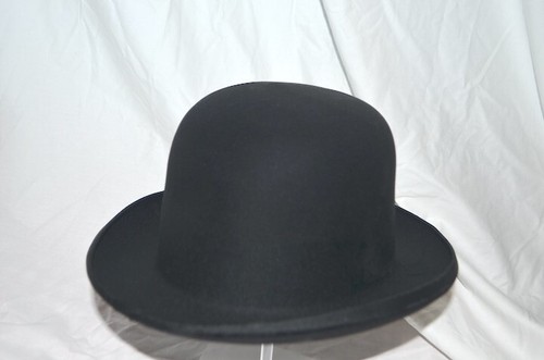Vintage Locke & Co.made for Brooks Brothers Mens Black Bowler/ Coke