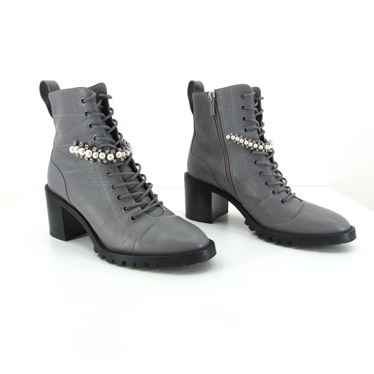 Jimmy Choo Women's Leather Upper Gray for sale | eBay