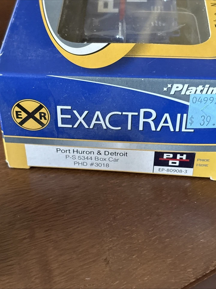 HO Exactrail Port Huron & Detroit P-S 5344 St. Claire Blue Water Route 3018 New - Image 4 of 4