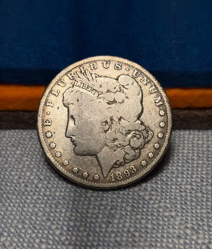 (#102626) Morgan Dollar: 1893   good details    Key date.   (See video!)