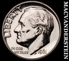 1961 Silver Roosevelt Dime-Choice Gem Brilliant Unc Lustrous No Reserve #i2623
