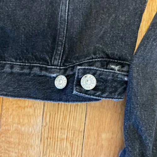 Acne Studios WHO Vintage Black Denim Jacket Trucker Size L | US40 IT50 MSRP $420 image 10