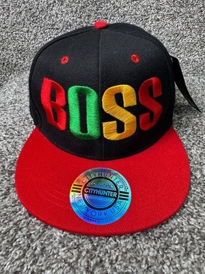 Boss Hat Cap Snapback One Size Multicolor City Hunter Original Adjustable