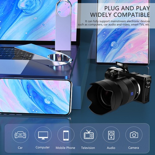 Flash Drive Mini Waterproof Electroplating Process Zinc Alloy USB Drive For C FY - Afbeelding 12 van 34