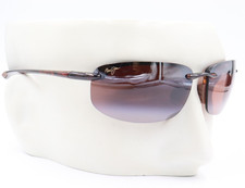 New Maui Jim HO'OKIPA Tortoise Semi-Rimless Sunglasses R407-10 / MJ0407S-003