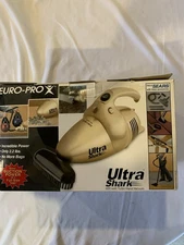 Vintage Shark Ultra Euro Pro X Handheld Vacuum W/ All Attachments Tested! 