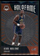 2020-21 Panini Mosaic Karl Malone HoloFame #15 Utah Jazz