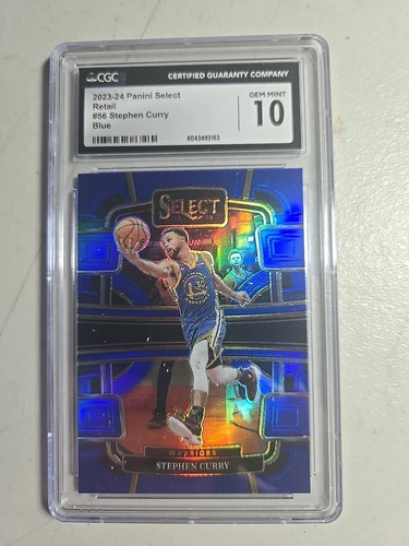 2023 select blue Stephen Curry cgc 10 