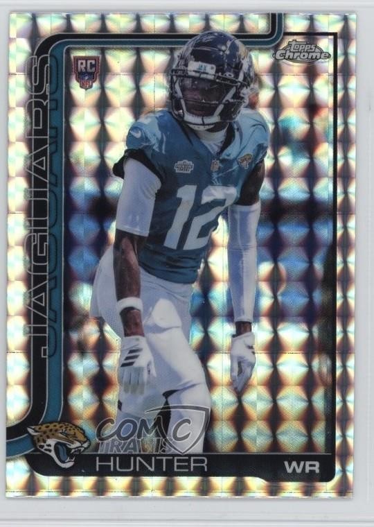 2025 Topps Chrome Rookies Geometric Refractor Travis Hunter #332 1g1q