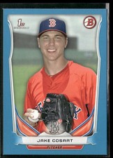 2014 Bowman Draft #DP101 Jake Cosart Blue #/399